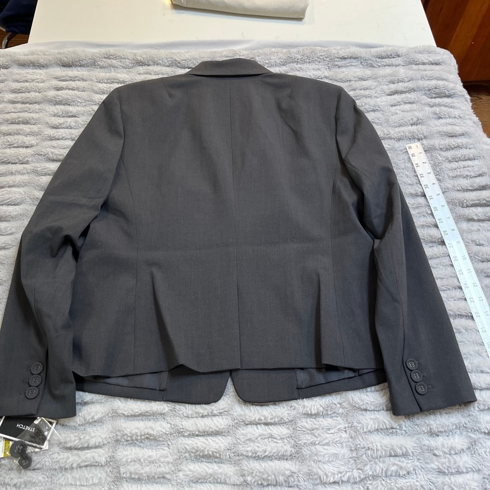 NWT Nine West Women's Gray Granite‎ Stretch Blazer Suit Jacket US 14 - Picture 16 of 16